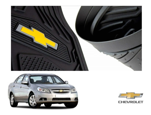 Tapetes Uso Rudo Logo Chevrolet Epica 2008 A 2010 Original Foto 2