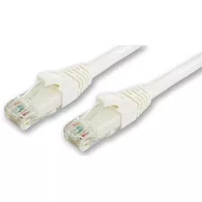 Lynn Electronics Ecat5-4pr-14whb Cable Con Parche Blanco De 