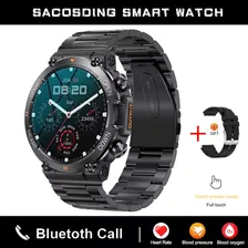Presión Arterial Hombres Bluetooth Smartwatch Impermeables.