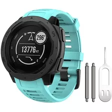 Malla De Silicona Garmin Instinct 2/ Solar/ Tactical Mint