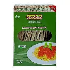 Massa Macarrão Integral Orgânica Não Transgênica Ecobio 400g