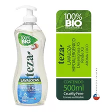 12 Lavaloza Teza 100% Biodegradable Hipoalergénico Coco 500m