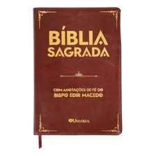 Bíblia Sagrada Com As Anotações De Fé Do Bispo Edir Macedo 