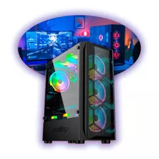 Gabinete Level Up Gamer Atx 1 Cooler Tras 3 Cooler Front Pc