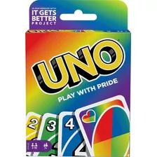 Mattel Games Uno Play With Pride - Juego De Cartas Con 112 T