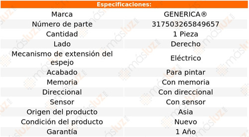 1- Espejo Derecho Elect C/direcc Argo 2021/2022 Generica Foto 2