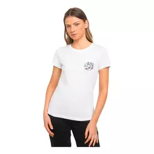 Polera Bt21 Mujer Talla Xs Blanca