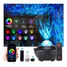 Projetor Luz Musical Bloetooth Wifi Alexa Google Home Cor Preto 110v/220v