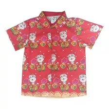 Camisa Infantil Natal Papai Noel