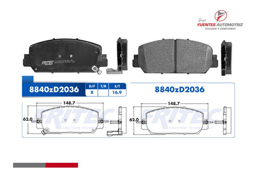 Kit Balatas Ceramic Del Honda Cr-v Lx 1.5 2021 Foto 4