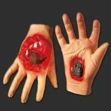 Mão Ferida Luva Estaca - Pegadinha Susto Terror Halloween