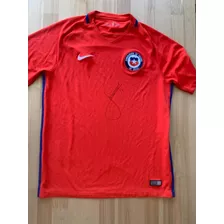 Camiseta De Chile Nike Original Firmada Por Gary Medel