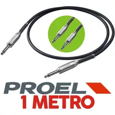 Proel Cable Plug Plug Instrumento Mono 1 Metros