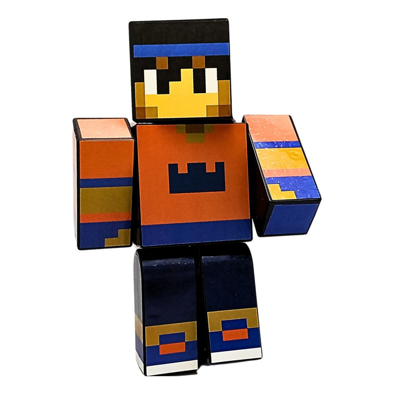 Boneco Minecraft Familia Arqueira Beto Gamer 25cm r