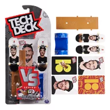 Tech Deck Vs Series Pack C/2 Skates + 1 Obstáculo E Cards