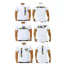 Kit 3 Camisas Camisetas De Capoeira Para Treino