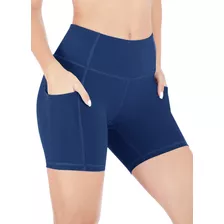 Pantalones Cortos De Motociclista Heathyoga Para Mujeres Con