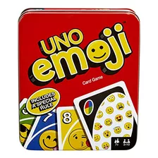 Juego De Cartas Uno Emoji Tin [exclusivo De Amazon]