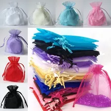 Bellas Bolsas De Organza Para Joyas, Recuerdos, Regalos.