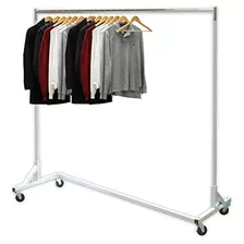 Simple Rack Hogar Grado Industrial Z-base De Ropa, De Carga 