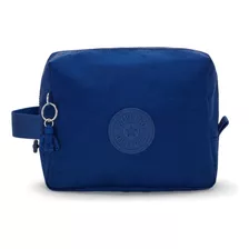 Bolsa Neceser Kipling Parac Original Nueva Color Deep Sky Blue Diseño De La Tela Liso