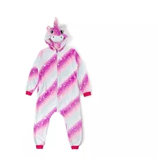 Pijama Kigurumi Unicornio Infantil Enterizo