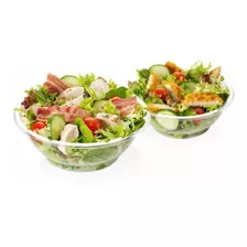 Ensaladera Plástica Con Tapa, 900cc, 200unid + Envió Gratis 