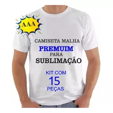 Camiseta Camisa Blusa Ideal Pra Sublimação Poliéster Atacado