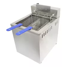 Fritadeira Industrial Irmaos Ribeiro 1 Cuba 18 L Aço Inoxidável 60 Hz 110v