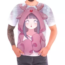 Camiseta Hinata Hyuga Naruto Anime Desenho Infantil Kids 14