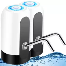 Dispensador De Agua Eléctrico Recargable Bomba De Agua 2 Pzs Color Blanco