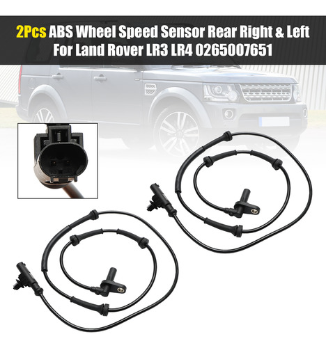 2 Sensores Abs Traseros Derecho E Izquierdo Para Land Rover Foto 3