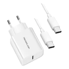 Cargador De Pared Usb-c + Cable Usb-c A Cable Usb-c Tl094