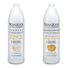 Shampoo + Acond. C/ G. De Trigo Y Miel X1lt. Novalook.