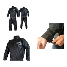 Capa Roupa Chuva Vestimenta Fly Pvc Preta Moto Motoqueiro