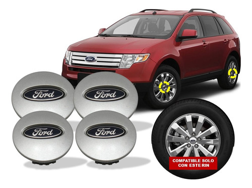 Kit De Centros De Rin Ford Edge 2007-2015 Foto 8