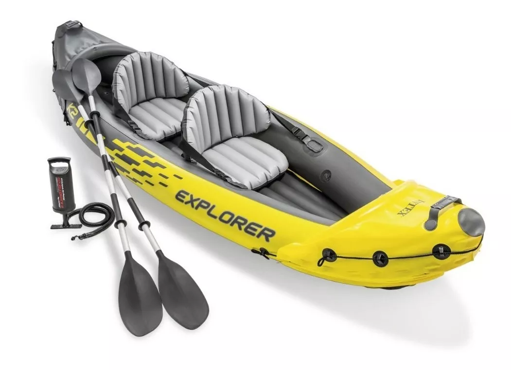 Kayak Inflable Intex Explorer K2 68307 312x91x51 Cm