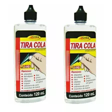 Kit 2 Tira Cola 120ml Remove Cola Adesivo Chiclete Duplaface