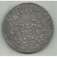 Moeda Prata Patacão 960 Reis 1819 R Reino Unido (474)