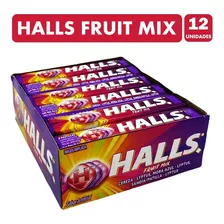 Halls Morado - Sabor Fruit Mix (caja Con 12 Unidades)