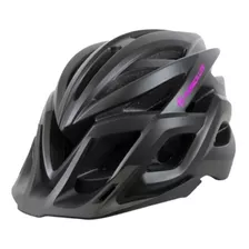 Capacete Feminino Bike Absolute Luna Flash Led Usb Integrado Cor Preto Tamanho M