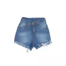 Short De Jean Nena Temporada Verano Kids Niña Comodos Nuevos