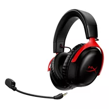 Audifono Hyperx Cloud Iii Wireless 120 Horas Red Color Negro