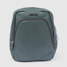 Mochila De Couro Jeep Adventure - Fly Verde Militar