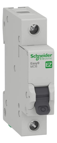 Disjuntor Unipolar 20a Curva C Trilho Din Easy9 Schneider