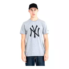 New Era Playera Manga Corta New York Yankees Mlb Gris