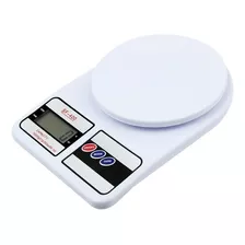 Pesa Balanza Digital Ideal Para Cocina D 0 Gramos A 10 Kilos Capacidad Máxima 10 Kg Color Blanco