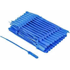 500 Lacres Azul Numerados Cor 23cm Segurança Abraçadeira