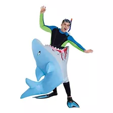 Disfraz De Tiburón Inflable Morph, Disfraces De Halloween Pa