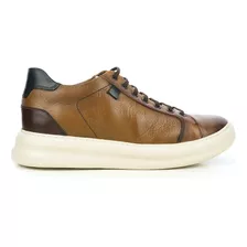 Tenis Urbano Freeport Camel Max Denegri +7cms De Altura